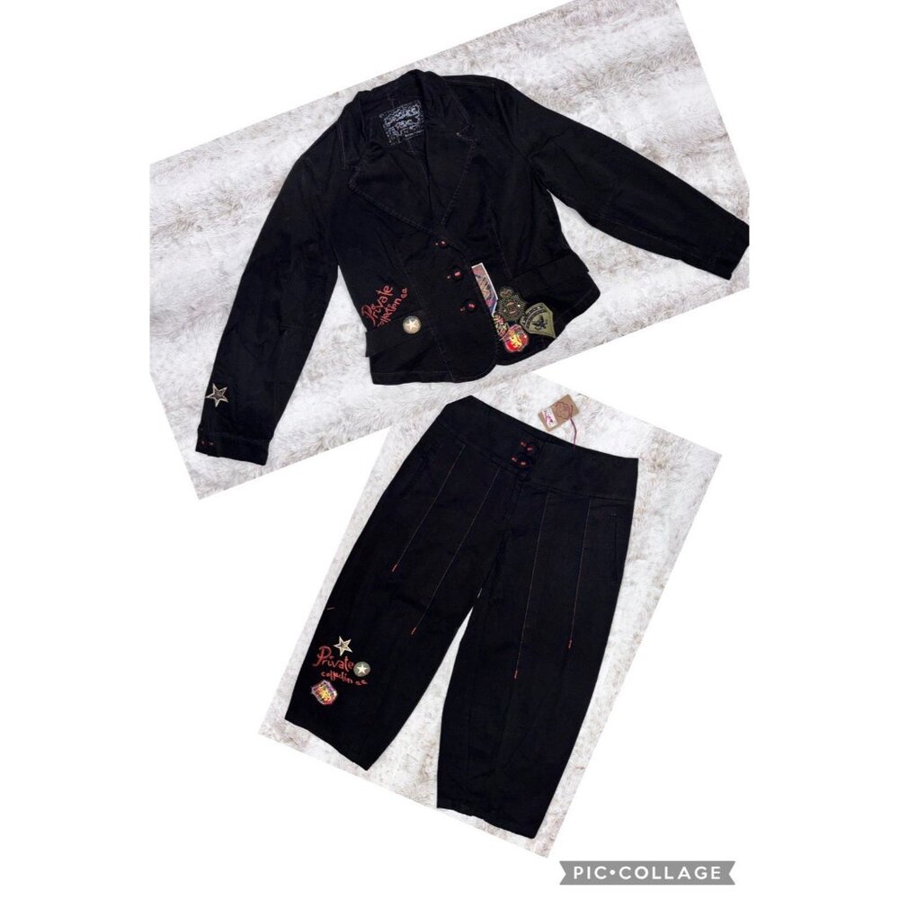 Animale Private Collection Military Pant & Jacket Set NWT